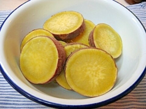 *レンジで簡単♬ さつまいもの塩蒸し*